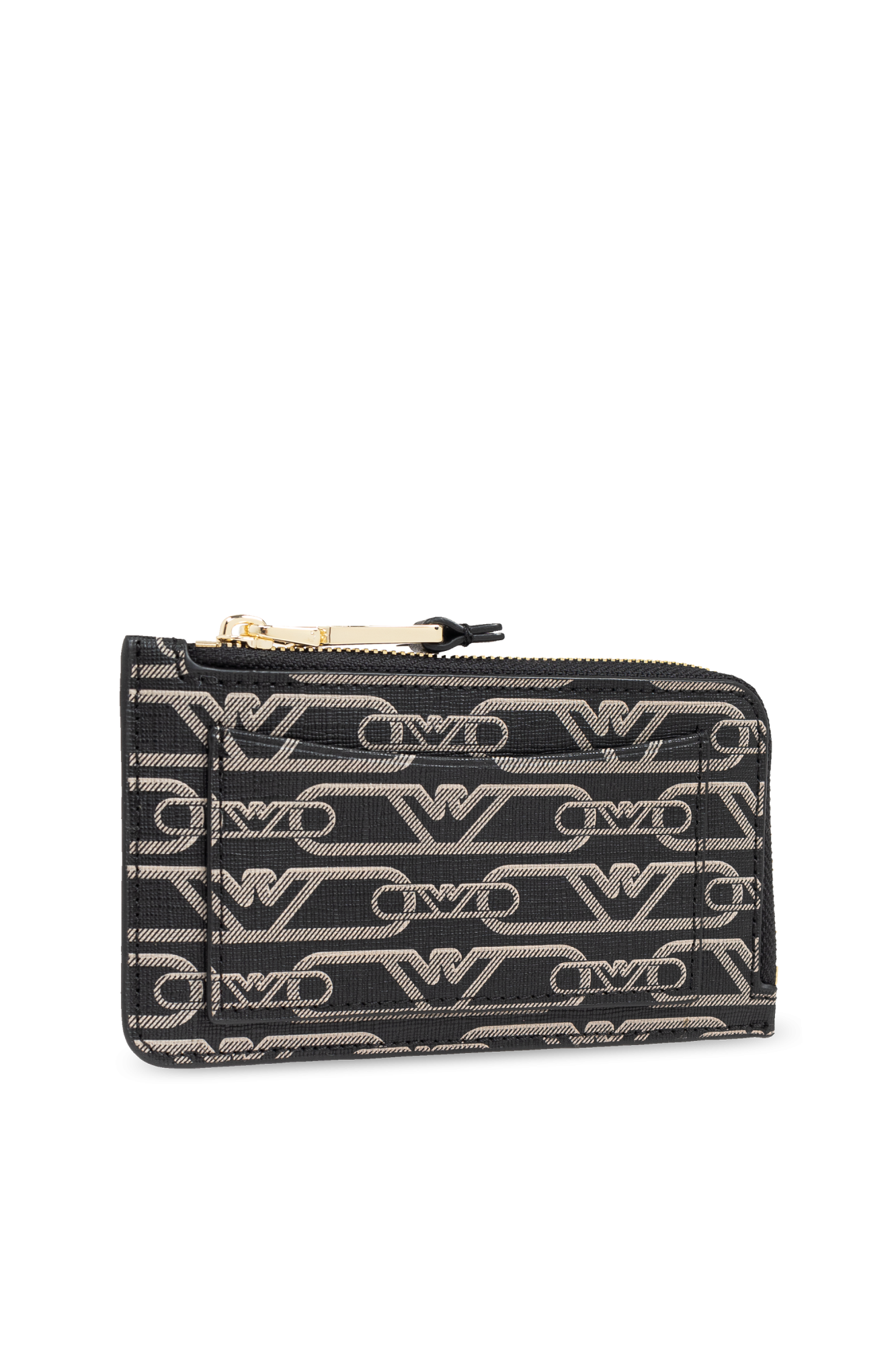 Giorgio Armani★素敵！Logo Leather Zip-Aroud Coin/Card Case Giorgio Armani Leather Cardholder | Wallets | Harry Rosen